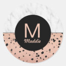 Recherche de motif rose noir autocollants Unique