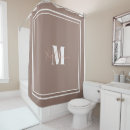 Recherche de boho rideaux douche Monogramme