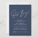 Recherche de oh baby shower garçon invitations Élégant