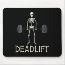 Recherche de deadlift tapis souris Squelette