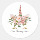 Recherche de licorne bleue autocollants Rose