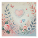 Recherche de coeur romantique posters Roses roses roses
