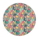 Recherche de motif floral coloré planches à découper Jardin