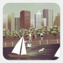 Recherche de paysage urbain autocollants Gratte ciel