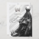 Recherche de noires et argentées invitations Scintille