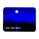 Recherche de clair de lune refrigérateur magnets Bleu