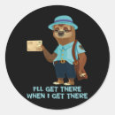 Recherche de funny sloth autocollants Drôle