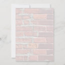 Recherche de mur en briques invitations Rouge