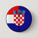 Recherche de drapeau croate badges Drapeaux du monde