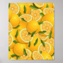 Recherche de motif de nourriture posters Jaune
