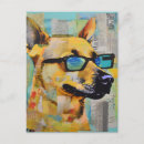 Zoek naar glasses briefkaarten Hond