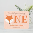 Recherche de renard anniversaire invitations Un an