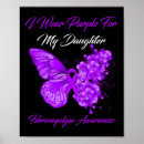 Recherche de ruban de fibromyalgie posters Violet