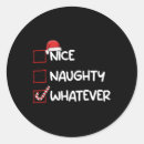 Recherche de naughty list autocollants Drôle