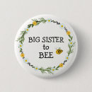 Recherche de suis grande soeur badges Baby shower