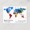 Recherche de globe cartes visite Aquarelle