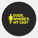 Recherche de amputés autocollants Jambe
