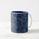 Recherche de motif de vague japonais tasses Seigaiha