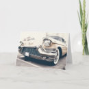 Recherche de voiture américaine classique vœux cartes Rétro