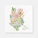 Recherche de fleurs peintes serviettes Aquarelle