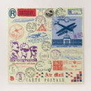 Recherche de timbres puzzles Cadre