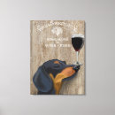 Recherche de vin impressions sur toile Chiens et vins