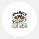 Recherche de vecteur de chat autocollants Fêtehalloween