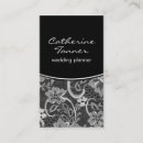 Recherche de dentelle noire cartes visite Customer