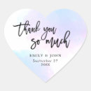 Recherche de coeur lilas autocollants Bleu