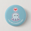 Recherche de poulpe mignon badges Humour