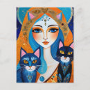 Recherche de femme de chat cartes postales Contenu générationnel