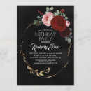 Recherche de noir rouge et or invitations Gothique