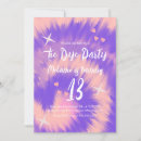 Recherche de tie dye invitations Ado