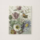 Recherche de papillon vintage puzzles Bouquet