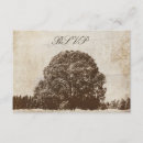 Recherche de chêne vintage invitations Rsvp