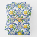 Recherche de azulejos papier cadeau Méditerranéen