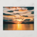 Recherche de la mer du nord cartes postales Coucher de soleil
