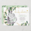 Recherche de green gold baby shower invitations Moderne