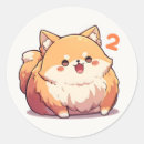 Zoek naar nummer twee stickers Verjaardag