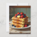 Recherche de gaufre cartes postales Petit déjeuner
