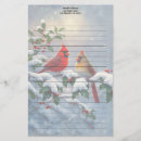Recherche de cardinal papier à lettre Neige