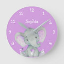 Recherche de éléphant de chambre enfant horloges Pépinière
