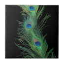 Recherche de paon vert carreaux Plume