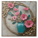 Recherche de mosaïque florale carreaux Pour eux