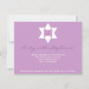 Recherche de lilas bar bat mitzvah invitations Violet