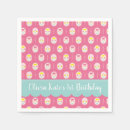 Recherche de motif floral serviettes Premier anniversaire
