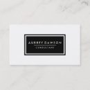 Recherche de support cartes visite Minimaliste