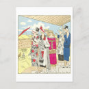 Recherche de mode vintage cartes postales Illustration