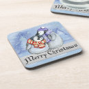 Recherche de pingouin dessous de verres Noël