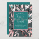 Recherche de corail et gris invitations Moderne